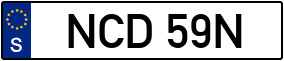 Truck License Plate